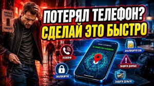 Что надо сделать быстро, если потеряли телефон. Основные шаги