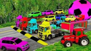 Мультик про машинки 🚗 Лучший сборник серий про тачки на американских горках 🎢 залипалка для детей