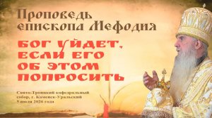 Бог уйдет, если Его об этом попросить | Проповедь епископа Мефодия