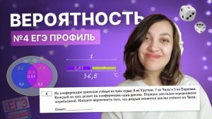 Вероятность с НУЛЯ за 10 минут | Задание №4 ЕГЭ по профильной математике