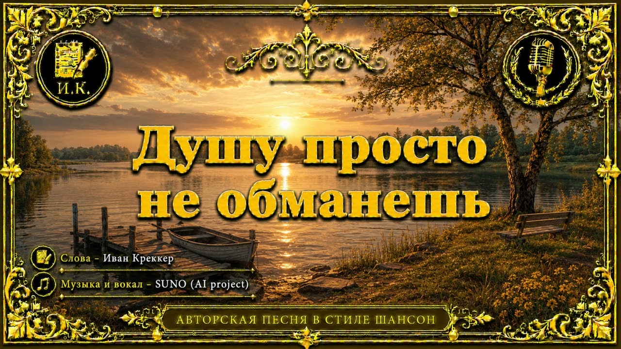 Душу просто не обманешь | Иван Креккер | Авторская песня в стиле шансон смотреть онлайн