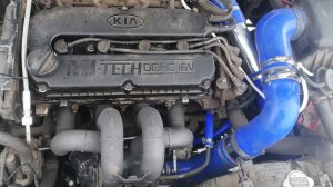 KIA SPECTRA S6D УСТАНОВКА ТУРБИНЫ..