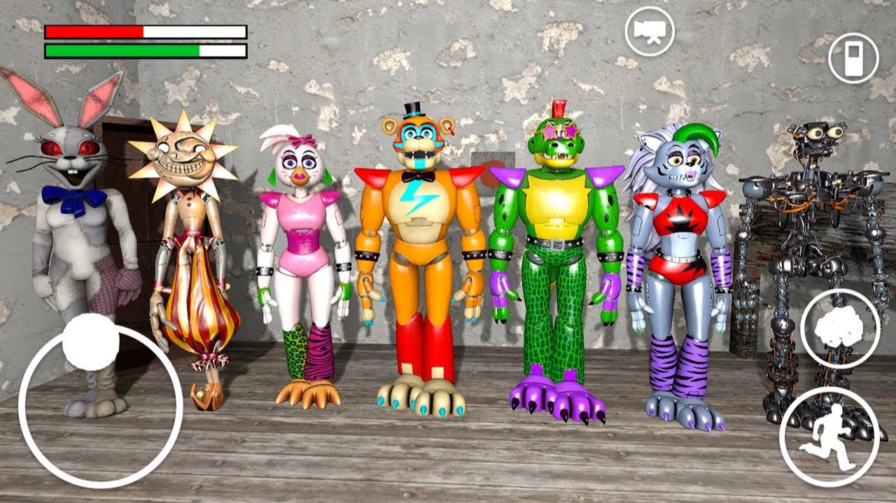 МЫ НАШЛИ АНИМАТРОНИКИ SECURITY BREACH FNAF В ГРЕННИ ОНЛАЙН - Granny Online Horror Game Fre смотреть онлайн