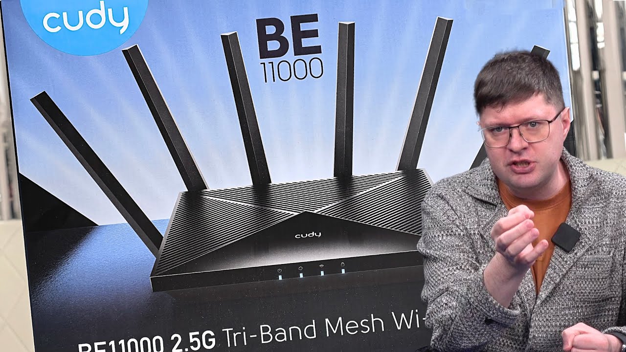Обзор роутера Cudy WR11000: Поддержка диапазона 6 ГГц в Wi-Fi 7 и всё-всё-всё смотреть онлайн