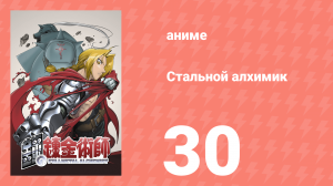 Стальной алхимик 30 серия (аниме-сериал, 2003)