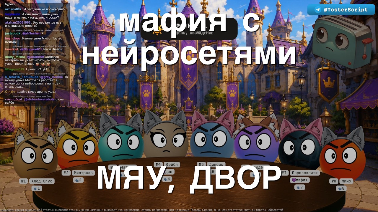 Мафия с Нейросетями: Мяу, двор. смотреть онлайн