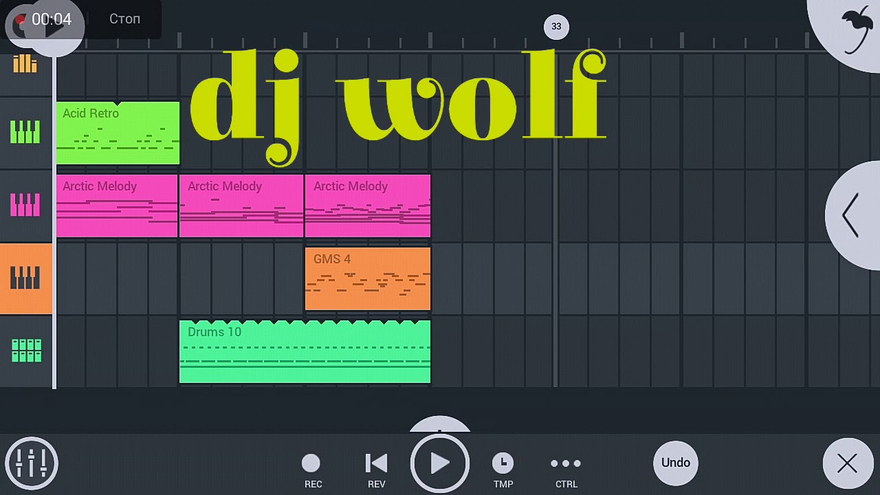 Простая мелодия в FL studio mobile смотреть онлайн
