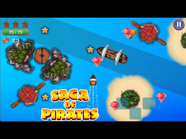 Игра про пиратов: Saga Of Pirates. Сможешь пройти? смотреть онлайн