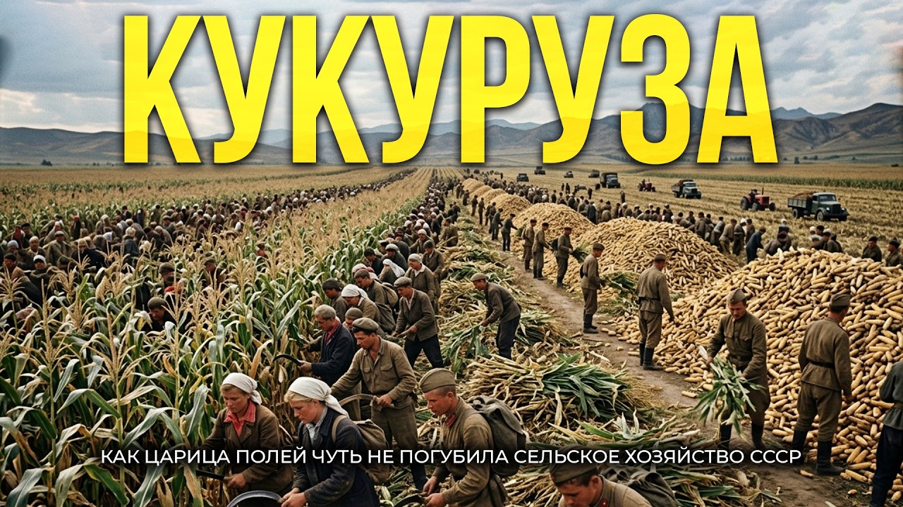 КУКУРУЗА: как безумный план Хрущева чуть не привел к КРАХУ всего сельского хозяйства СССР смотреть онлайн