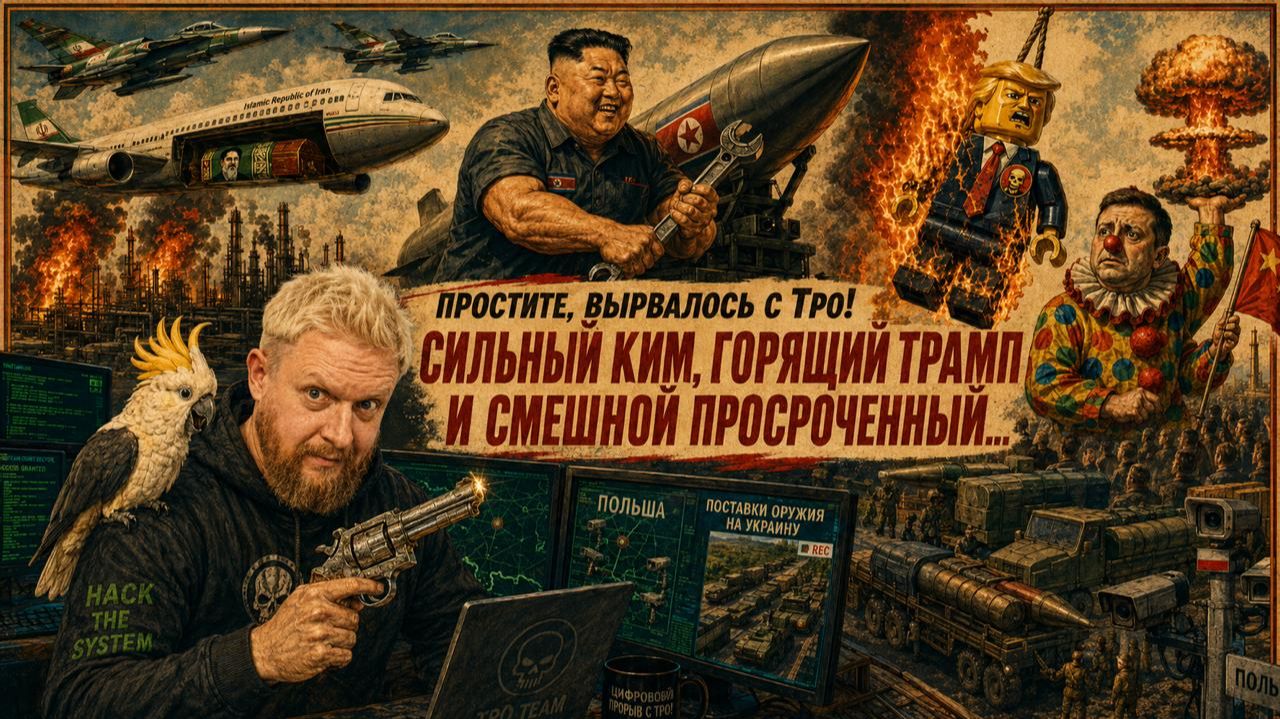 "Простите, вырвалось!" №462 | Про сожжение Трампа, "сбитые" летающие МиГи Ирана и похороны Хаменеи смотреть онлайн