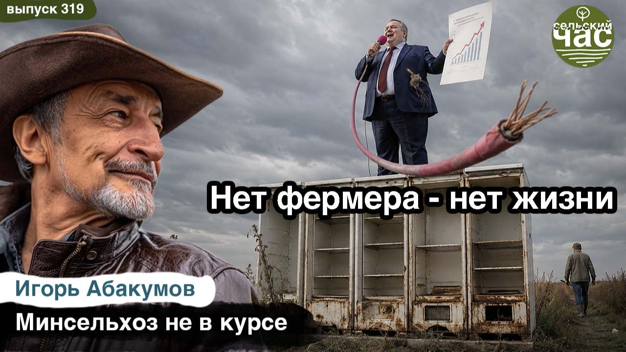 Нет фермера - нет жизни. Сельский час #319 (Игорь Абакумов) смотреть онлайн