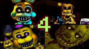 Одна ночь в Springtrap's 4 - все «весенние» скримеры