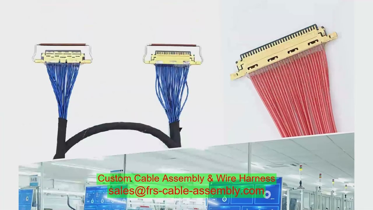 Индивидуальная сборка кабелей Кабель LVDS с низким уровнем шума Удлинительный кабель Жгут проводов смотреть онлайн