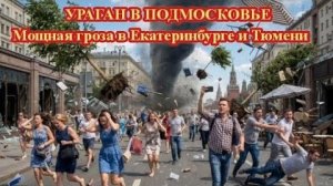 УРАГАН в Подмосковье❗ Тюмень и Екатеринбург во ВЛАСТИ НЕПОГОДЫ❗