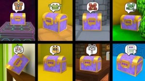 ВСЕ НОВЫЕ ФИОЛЕТОВЫЕ СУНДУКИ С СЕКРЕТАМИ Super Bear Adventure/Приключения Супер Медведя