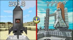 ЧТО БУДЕТ С ЭТОЙ РАКЕТОЙ ЧЕРЕЗ 10000 ЛЕТ В МАЙНКРАФТ | Риколит Minecraft