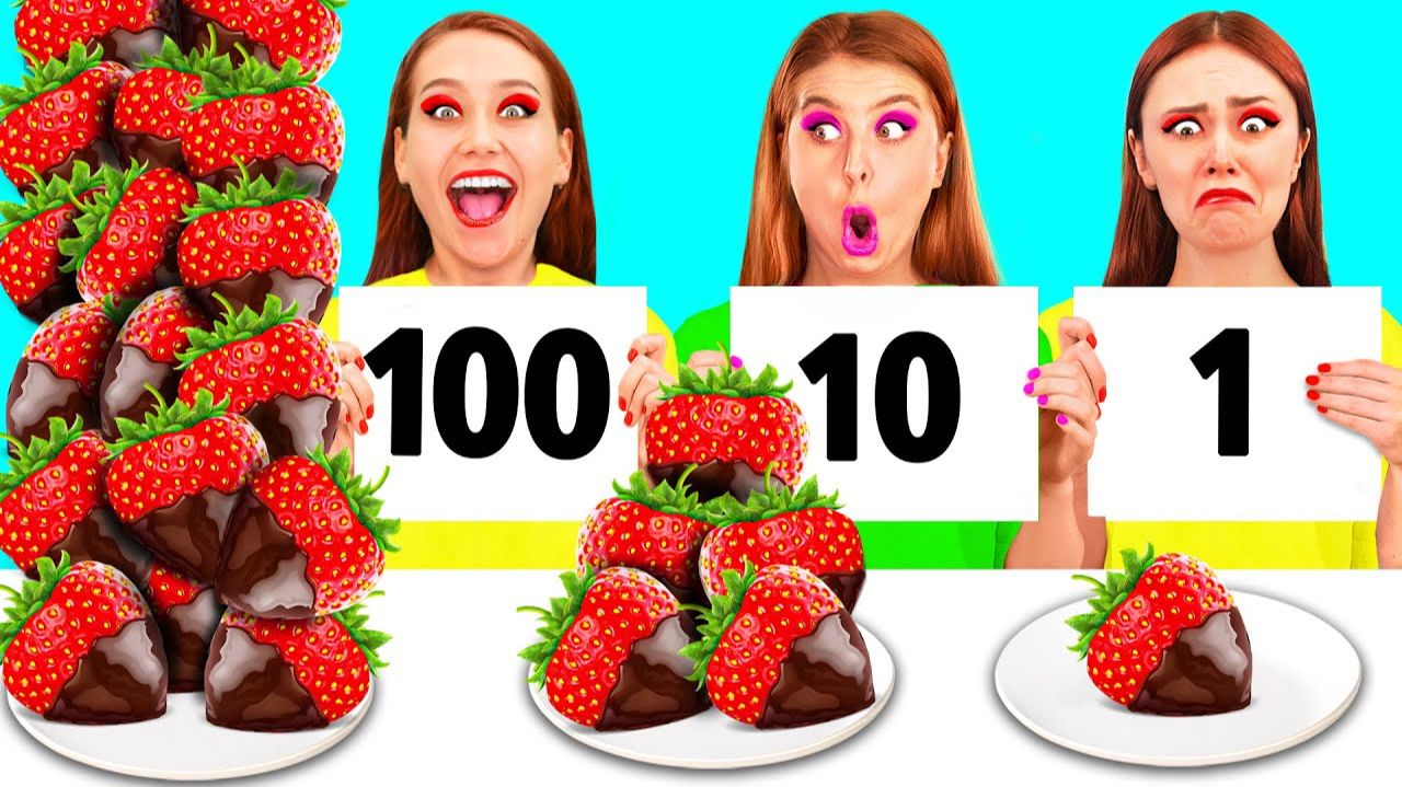 100 Слоев Еды Челлендж # Забавные Кухонные Лайфхаки от DuKoDu Challenge смотреть онлайн