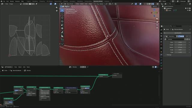 Stiches in Blender смотреть онлайн