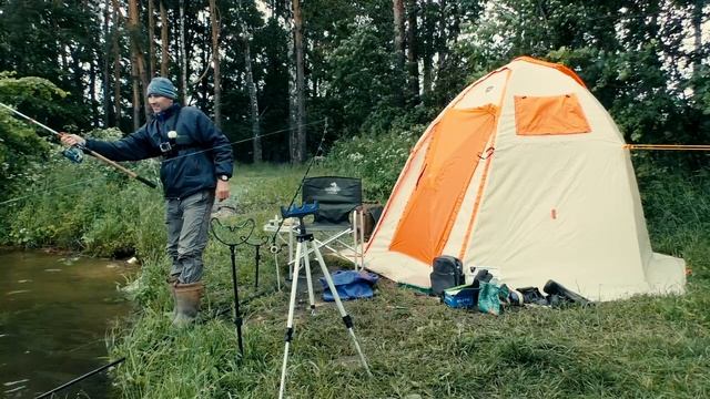 Рыбалка с Ночевкой! Борьба с Большим Карпом! смотреть онлайн
