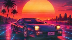 Summer 1989 – Night Drive Synthwave Mix 🌴 1 Hour Retrowave