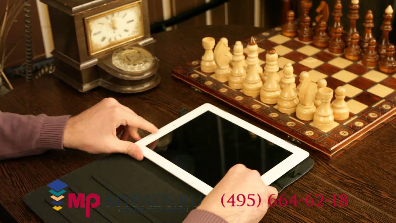 Чехол-обложка для Prestigio MultiPad PMP5597D синий кожаный 