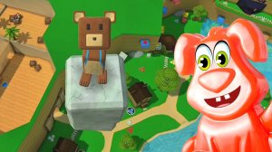 Медведь Баарен попал в Параллельную Вселенную. Желейный Стасик играет в Super Bear Adventure.
