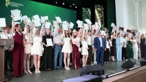 Вручение дипломов. Эколого-мелиоративный факультет
