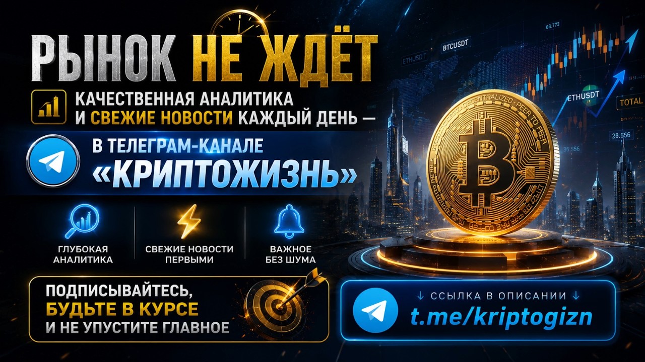 АКТУАЛЬНЫЕ НОВОСТИ КРИПТОЖИЗНИ Ссылка на каналhttps://t.me/kriptogizn смотреть онлайн