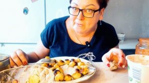 1кг ПЕЛЬМЕНИЙ И С ХЛЕБУШКОМ💪😉_Вот это вкуснятина😊😋_Что приготовить _А у меня Пельмени😉_Мукбанг