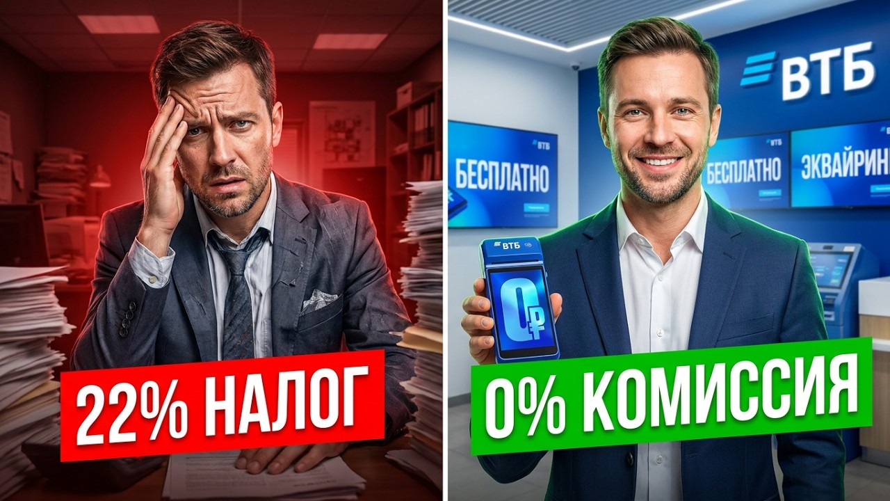 ВТБ с 18 мая ОТМЕНИЛ комиссию за эквайринг! смотреть онлайн