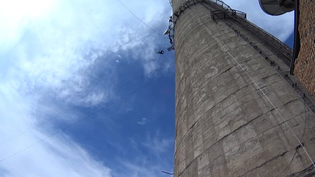 FLY Rope Jumping, Экстрим Алматы, Прыжки на альпинистской веревке | Движение - Жизнь, Dji Mavic смотреть онлайн