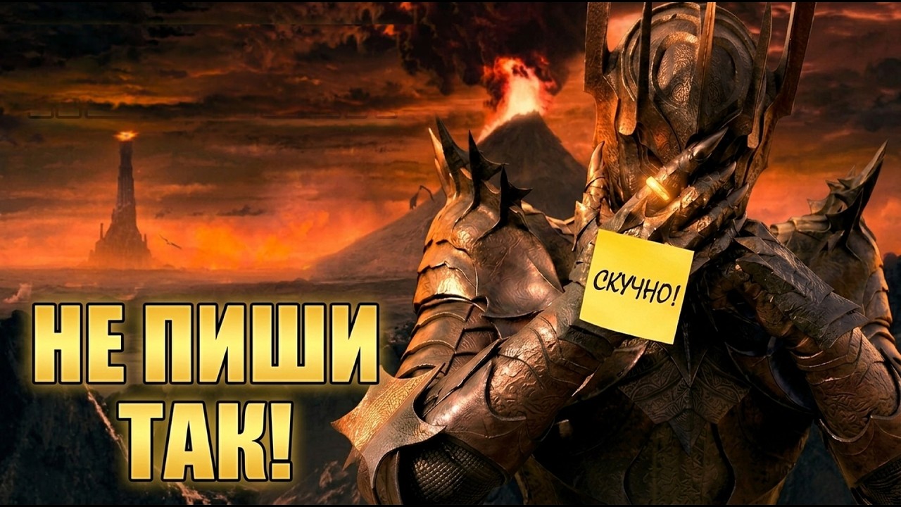 Почему твой злодей СКУЧНЫЙ? 5 Главных ошибок в создании злодея