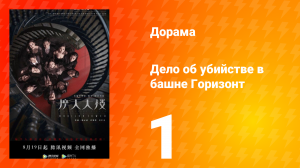 Дело об убийстве в башне Горизонт 1 серия