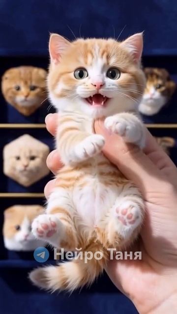Котик из игрушки анимация вашего товара