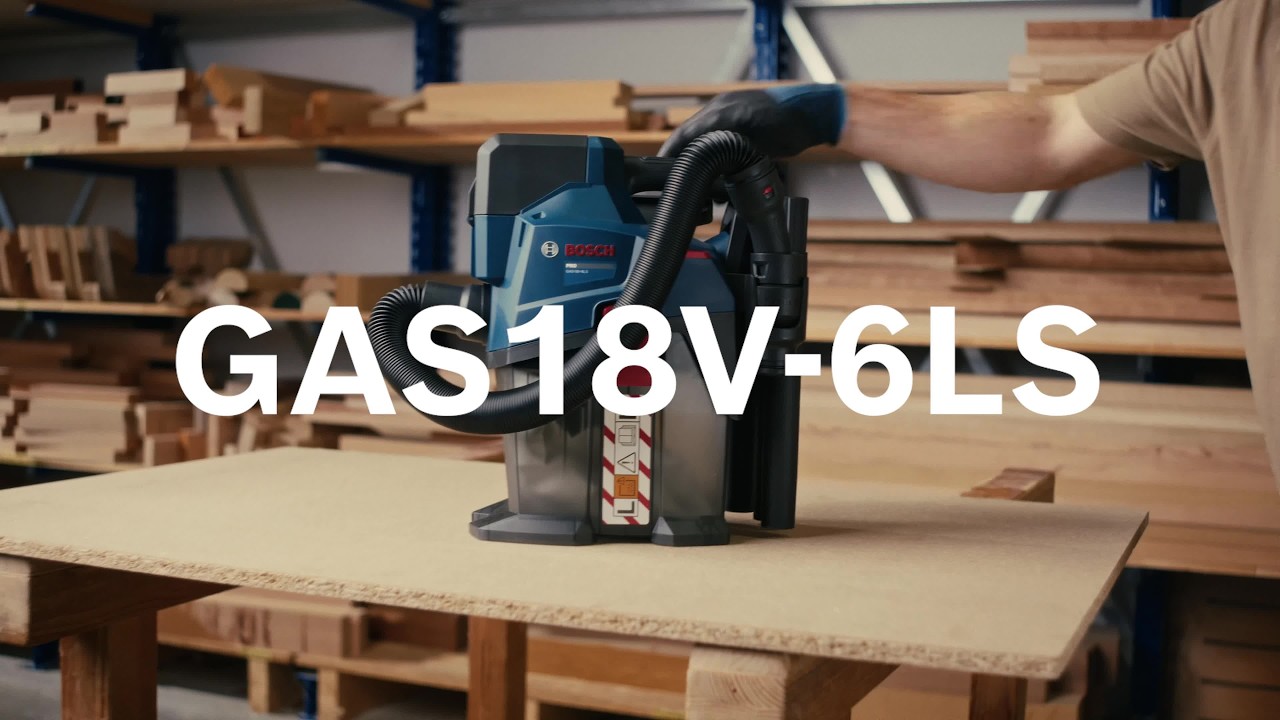 Пылесос Bosch GAS 18V-6LS смотреть онлайн