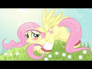 Флаттершай беременна (Fluttershy's big new's!.) [Миёк и Риська]
