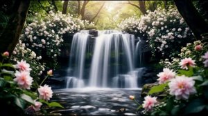 Звуки водопада и птиц