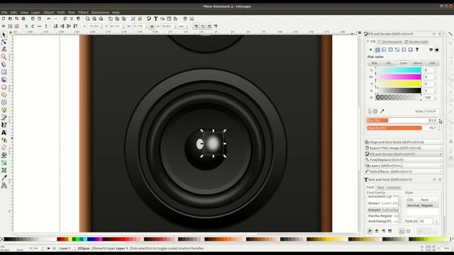 Speed Art Inkscape: Speaker system SVEN смотреть онлайн