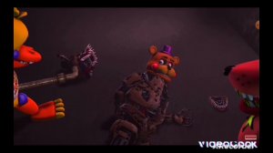 битва аниматроников (Rockstar VS  nightmare) под музыку «Гюрза».