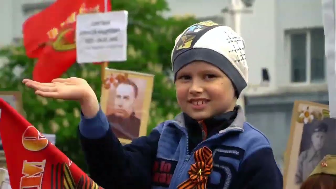 "Бессмертный полк" Луганский кадетский корпус и Луганская школа №13 смотреть онлайн