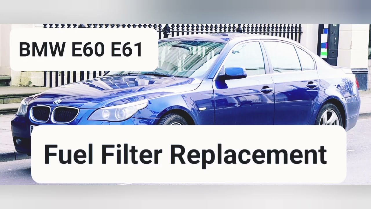BMW E60 E61 How to Replace Fuel Filter Facelift LCI смотреть онлайн