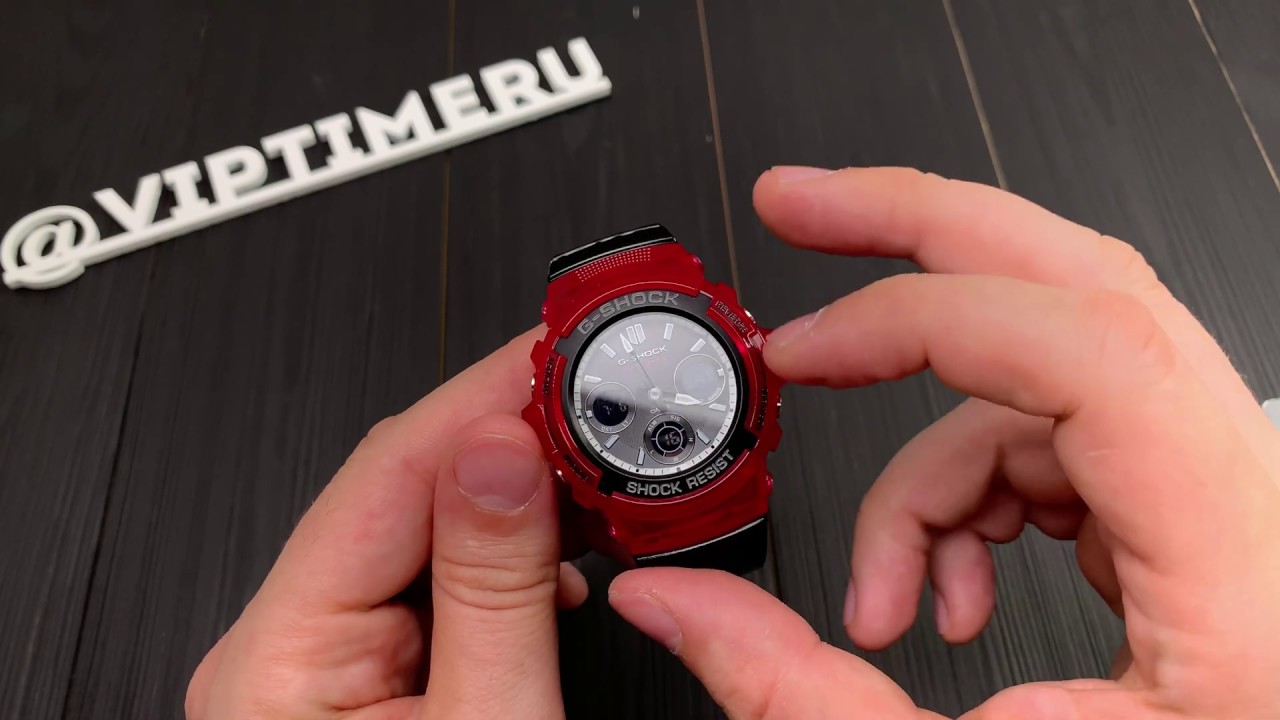 Обзор наручных часов Casio AWG-M100SRB-4AER от магазина Viptime.ru смотреть онлайн