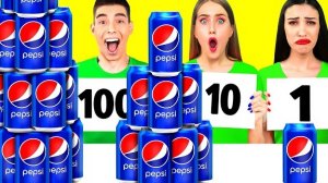 100 Слоев Еды Челлендж | Смешные Cитуации