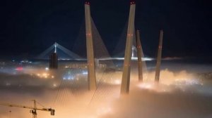 Вечерний Владивосток в тумане: магия ночного города