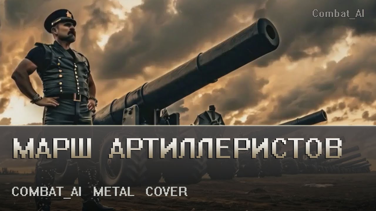 Марш Артиллеристов // combat ai metal cover [нейрокавер] смотреть онлайн