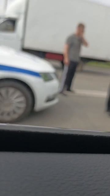 На Омской ДТП с мотоциклистом