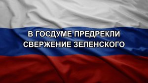 В Госдуме предрекли свержение Зеленского
