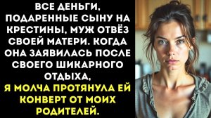 ИСТОРИИ ИЗ ЖИЗНИ|После крестин сына муж забрал все деньги|РЕАЛЬНЫЕ ИСТОРИИ|ЖИЗНЕННЫЕ ИСТОРИИ