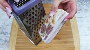 Просто натрите САЛО на терке! Вкусная картошка в духовке с колбасой и тертым салом на ужин 🍽️
