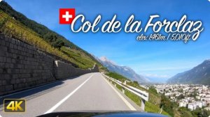 🚗 SmartTV 4К ➤ 🌄 Шоссе Форклаз: из Мартиньи (Швейцария) -  в Шамони (Франция)!🌄